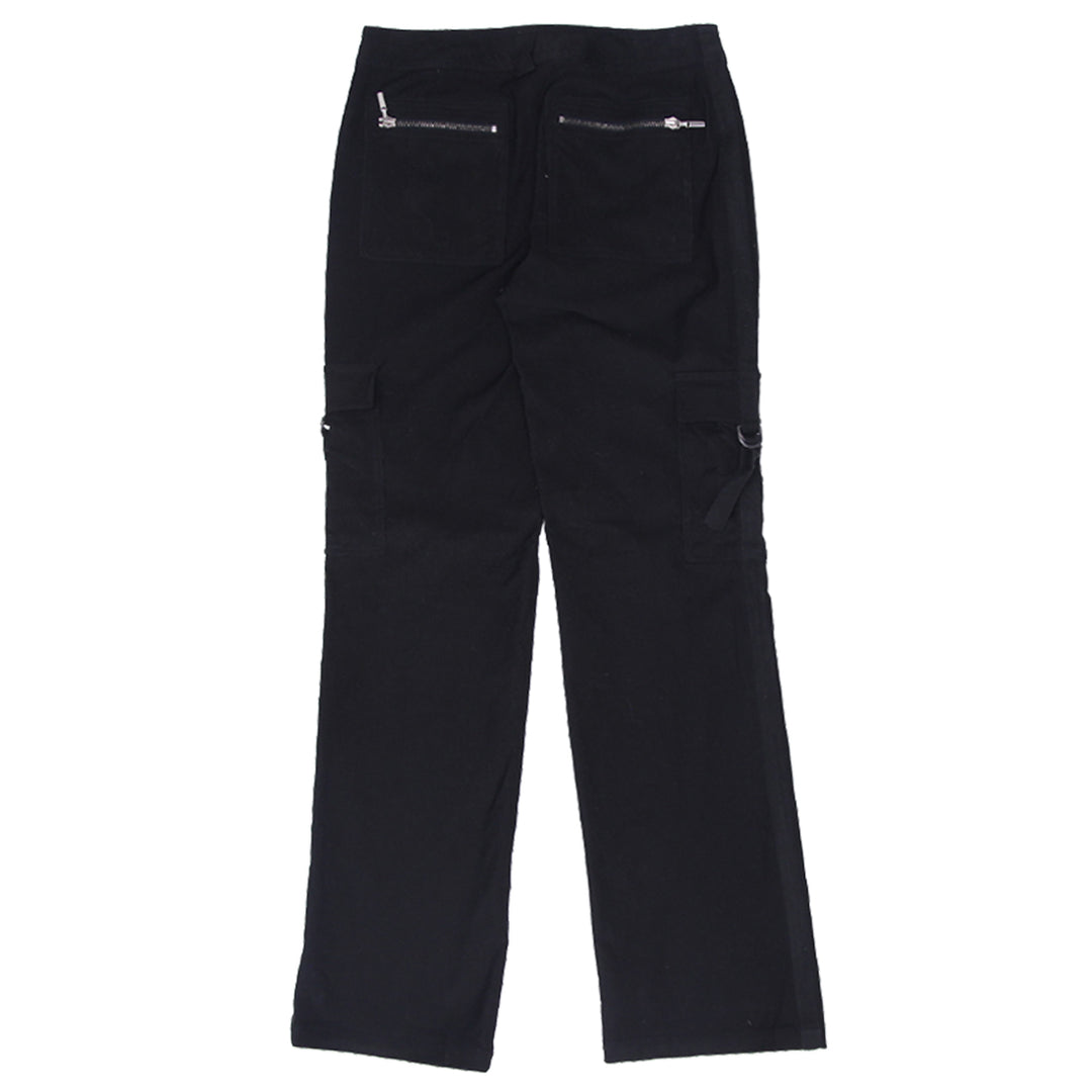 Ladies Black Cargo Pants