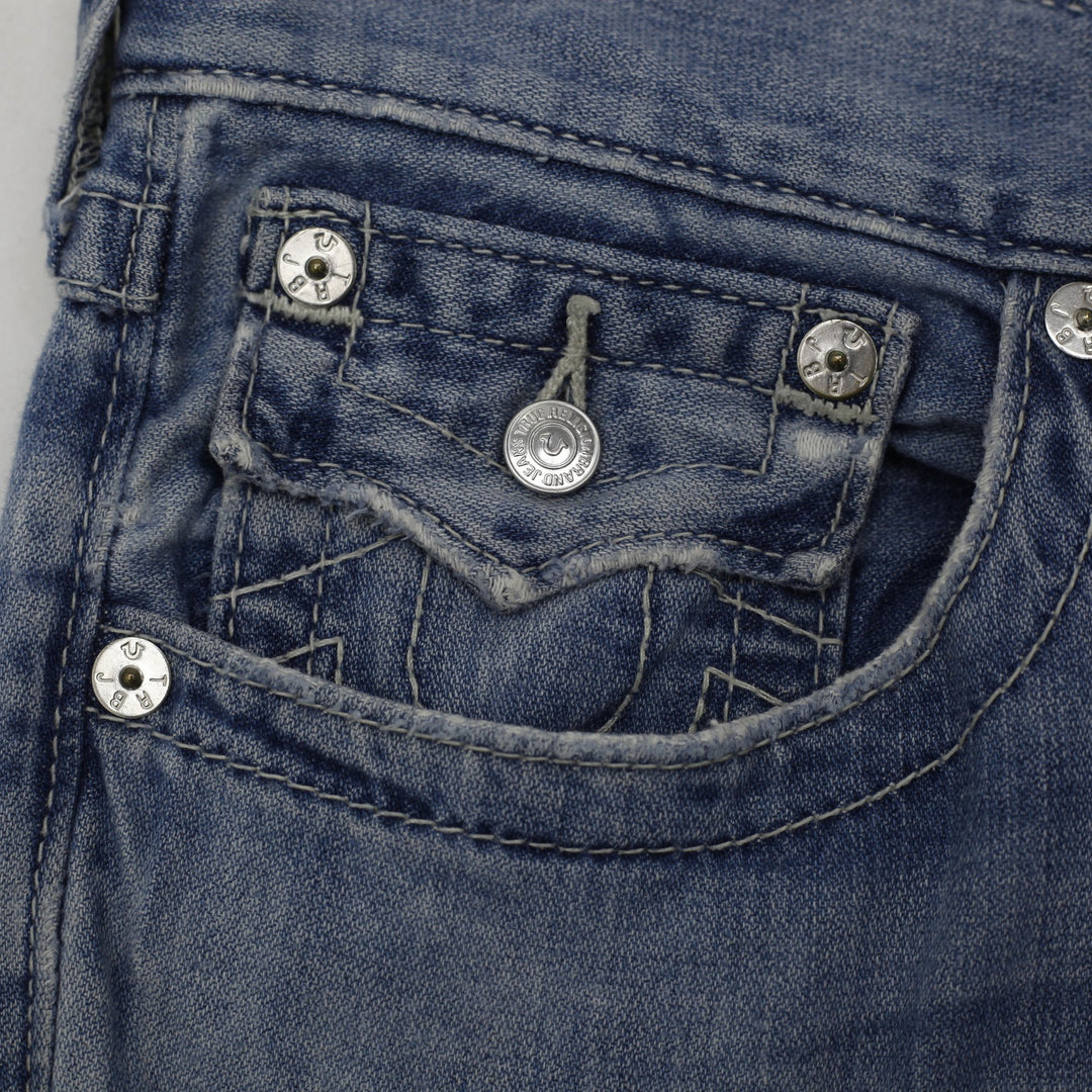 Y2K Mens True Religion Slim Straight Jeans