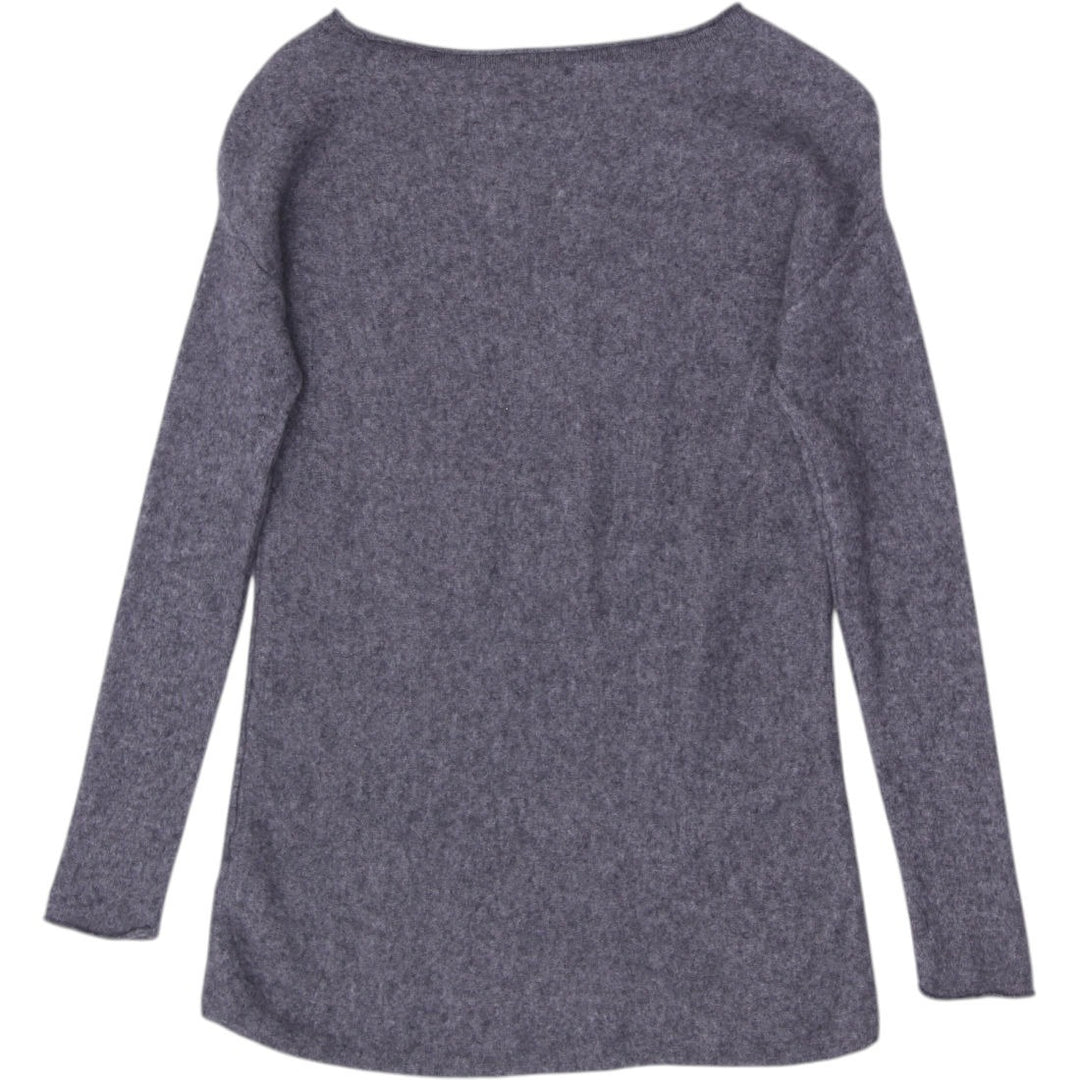 Ladies Caslon 100% Cashmere Boatneck Knit Sweater Size M