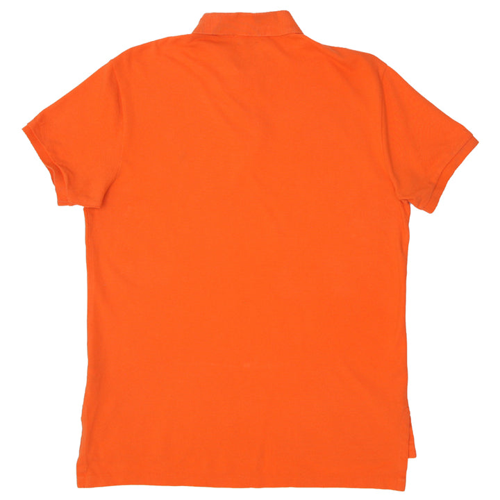 Mens Polo Ralph Lauren Custom Fit Polo T-Shirt Orange - Fashion Rerun Vintage Migration_T-Shirt