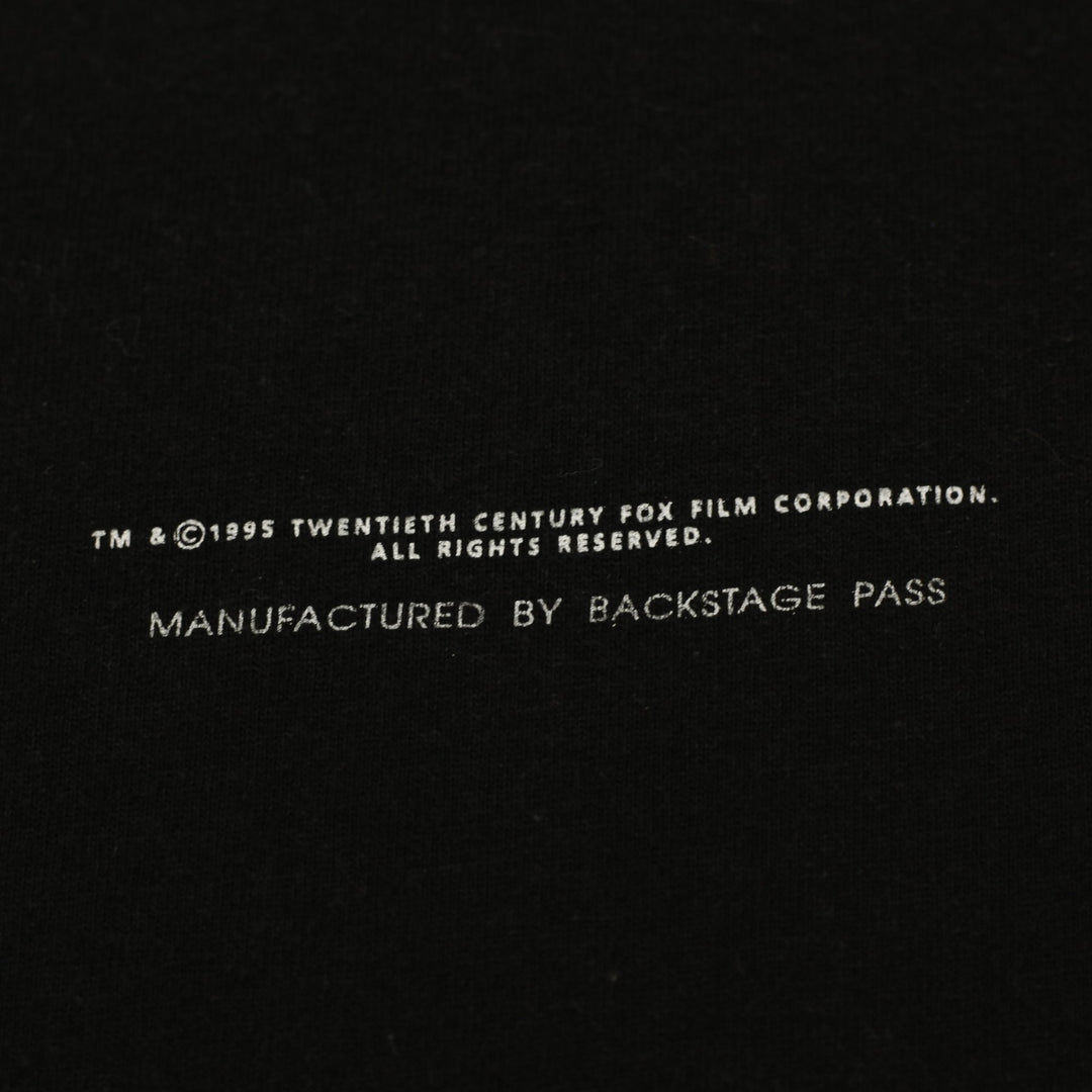 Vintage Hanes 90s The X-Files Trust No One Sci-Fi TV Promo T-Shirt Size XL