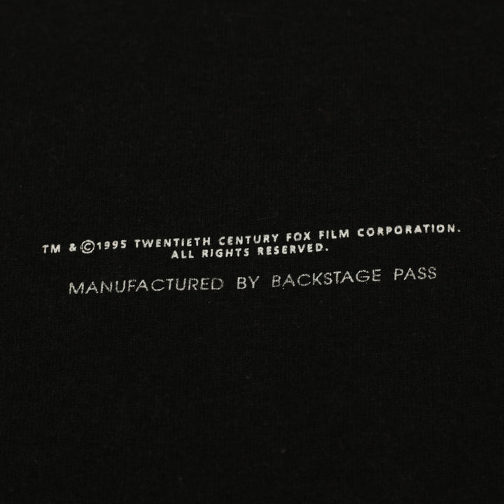 Vintage Hanes 90s The X-Files Trust No One Sci-Fi TV Promo T-Shirt Size XL