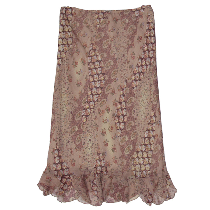 Y2K Ladies Canda Printed Maxi Skirt