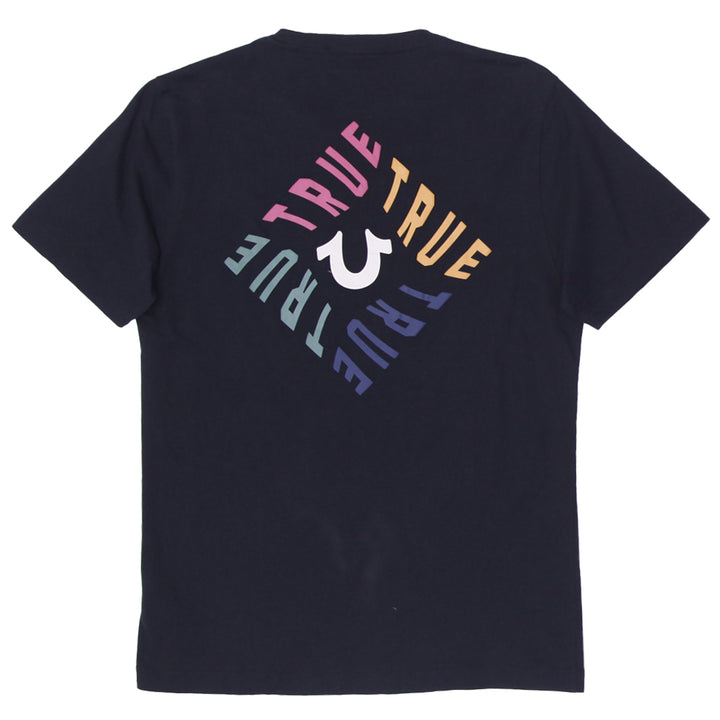 Mens Black True Religion Crewneck T-Shirt