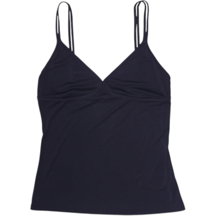 Y2K Ladies Jacob Tank Top Black Spaghetti Strap Casual Size L