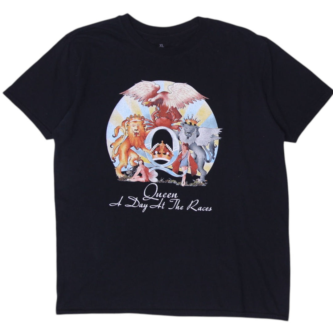 Mens Queen A Day At The Races Graphic Band T-Shirt Size XL