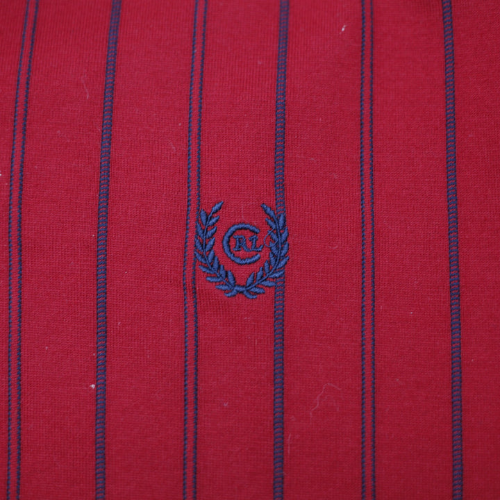 Mens Chaps Ralph Lauren Red Stripe Cotton Short Sleeve Size 2XL