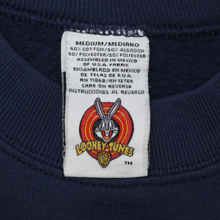 Vintage 1997 Looney Tunes Tazmanian Devil Crewneck Sweatshirt Size M - Fashion Rerun Vintage Migration_Sweaters
