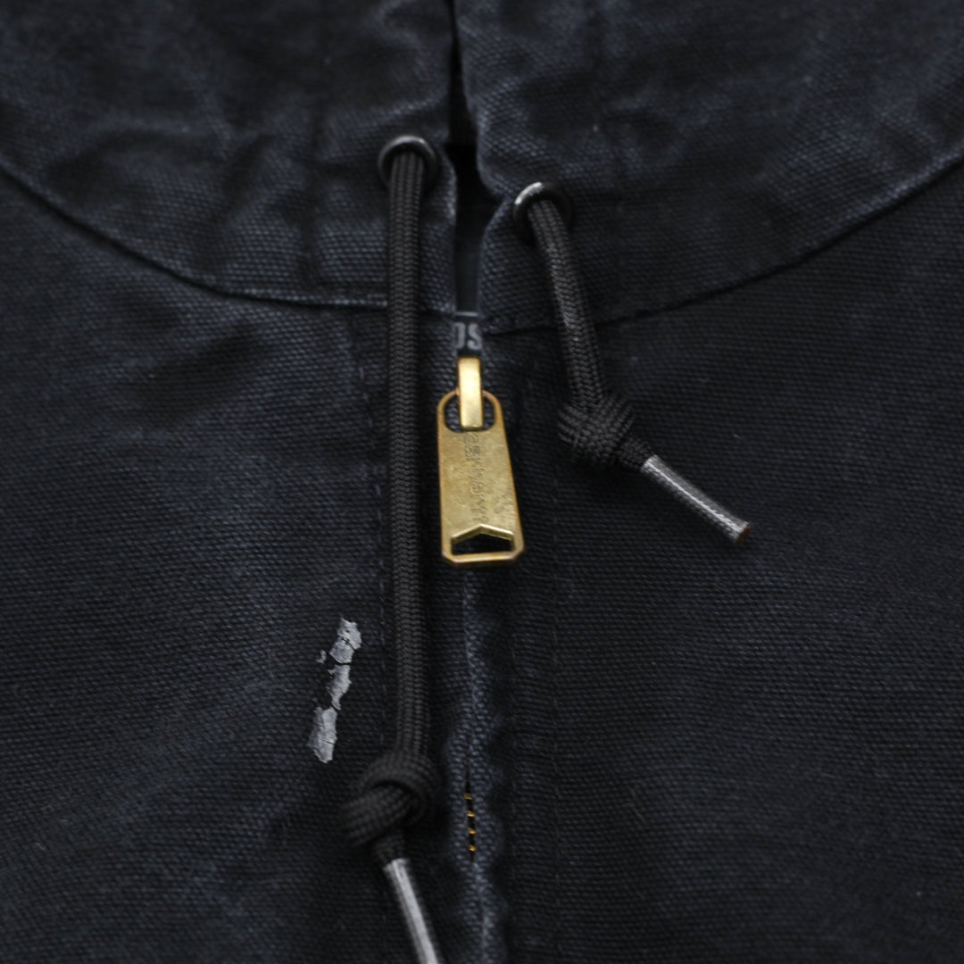 Mens Carhartt  J131-BLK Loose Fit Zip Up Hooded Jacket Size L