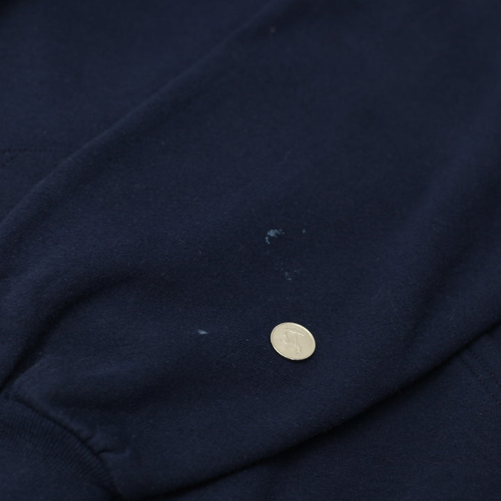 Vintage Russell Athletic Pullover Hoodie Size Large Made In USA Navy - Fashion Rerun Vintage Migration_Sweaters