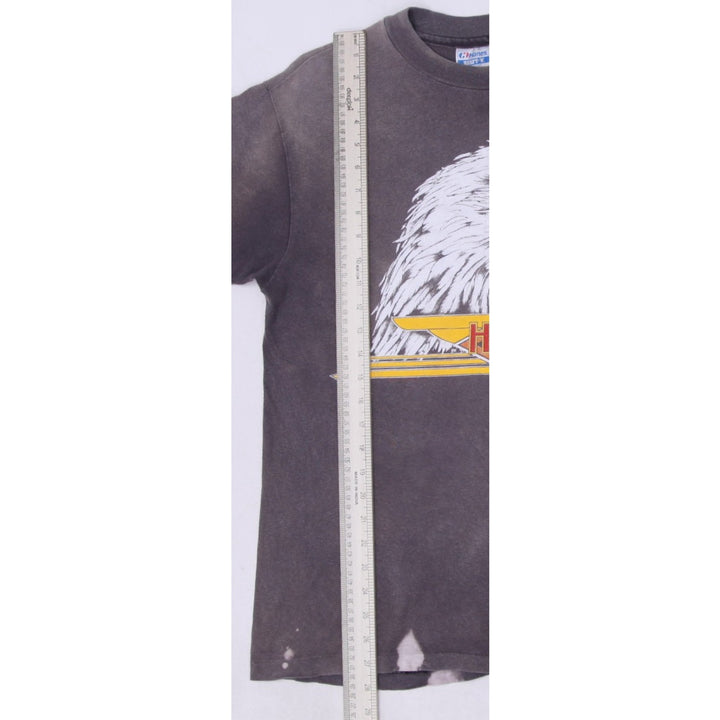 Vintage Hanes Harley Davidson Westminster California T-Shirt Graphic Eagle Print Made In USA L | Migration_T- | Fashion Rerun