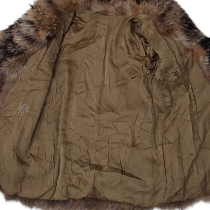 Mid-Century Vintage Heirloom Genuine Raccoon Fur Coat | Migration_Fur Antiques - View 7 | Fashion Rerun