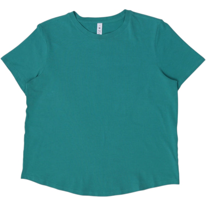 Ladies Lululemon Love Crew Short Sleeve Pima Cotton T-Shirt Size 10