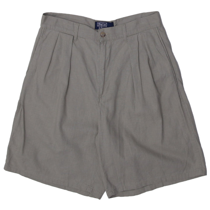 Vintage Polo By Ralph Lauren Cotton Linen Shorts