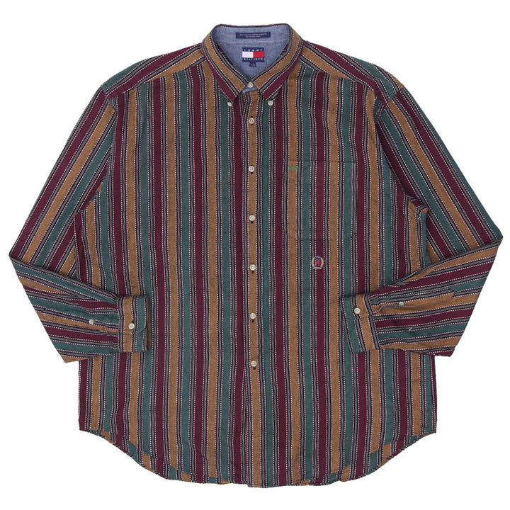 Vintage Tommy Hilfiger Striped Long Sleeve Shirt