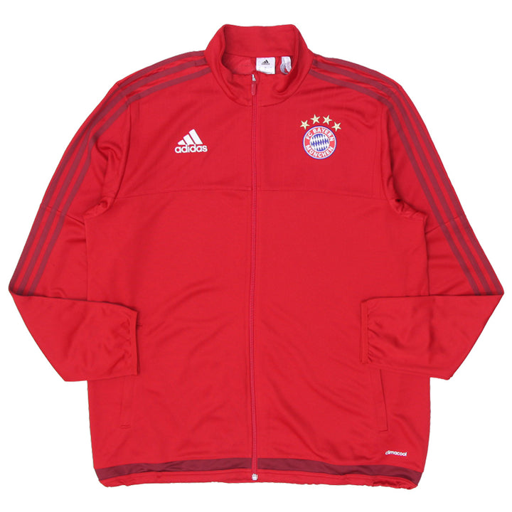 Mens Embroidered Adidas Logo FC Bayern ZNE Home Anthem Jacket