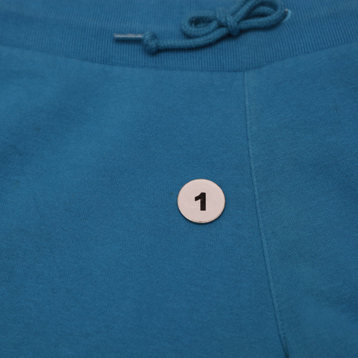 Ladies Nike Athletic Dept Teal Drawstring Fleece Wide-Leg Sweatpants Size M