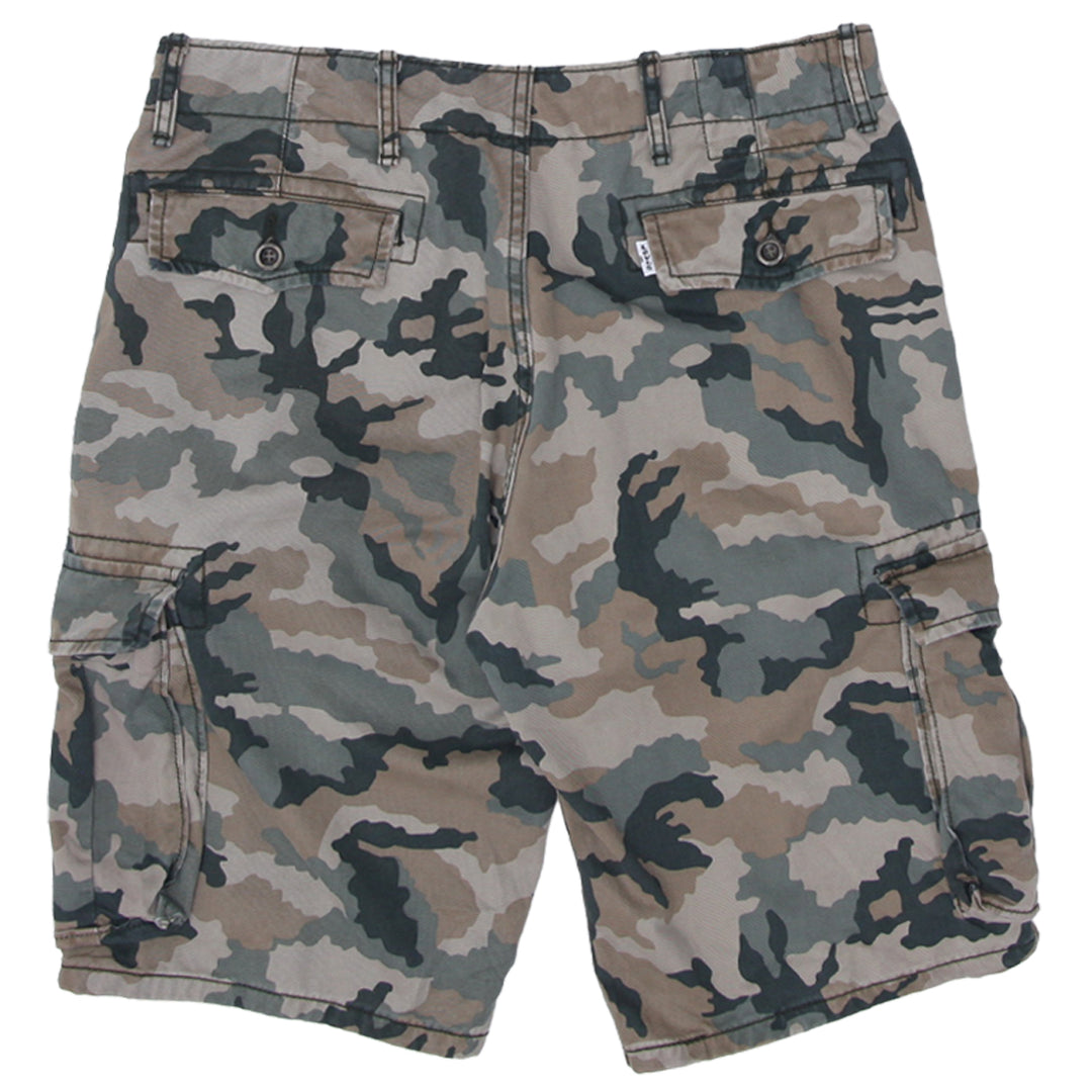 Mens Levi Strauss Camouflage Cargo Shorts - Fashion Rerun Vintage Migration_Shorts