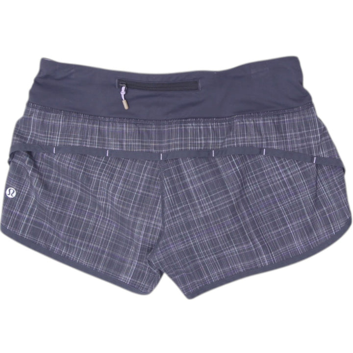 Ladies Lululemon Plaid Speed Short Size 6