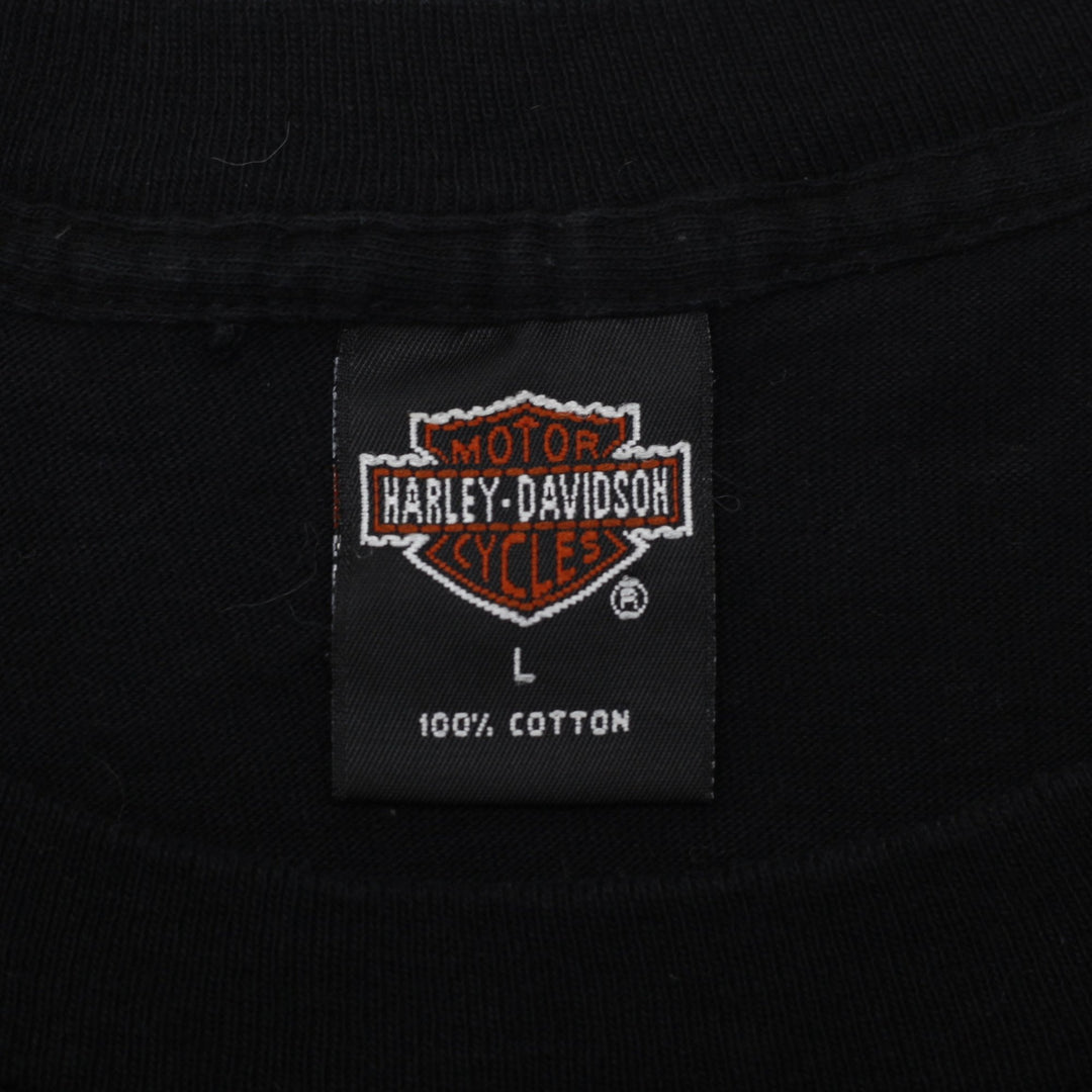 Vintage 1996 Harley-Davidson Christmas Santa T-Shirt Size L
