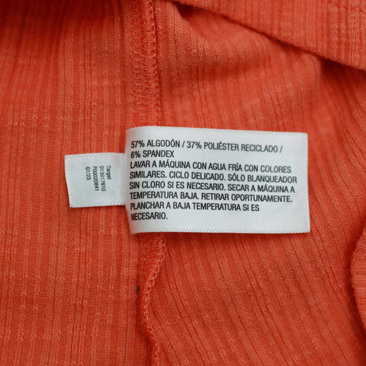 Y2K Ladies Universal Thread Goods Co. Short Sleeve Ribbed Tee Size S