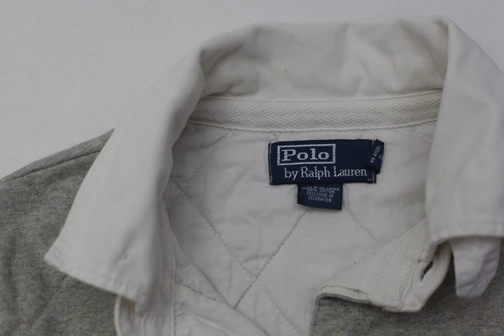 Mens Polo By Ralph Lauren Half Button Long Sleeve Polo Rugby T-Shirt