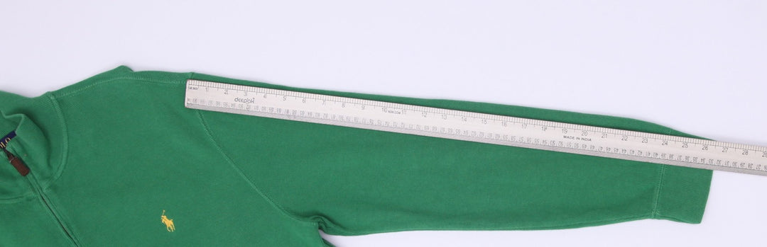 Mens Polo Ralph Lauren 1/4 Zip Cotton Sweater Size L