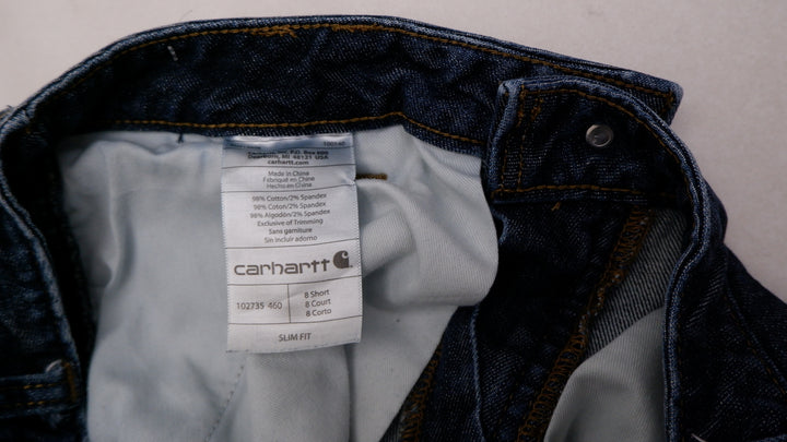 Ladies 102735 460 Carhartt Slim Fit Layton Double Front Straight Leg Jeans