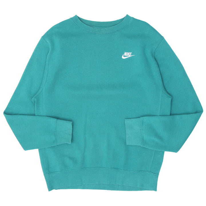 Mens Nike Embroidered Crewneck Sweatshirt Green - Fashion Rerun Vintage Migration_Sweaters