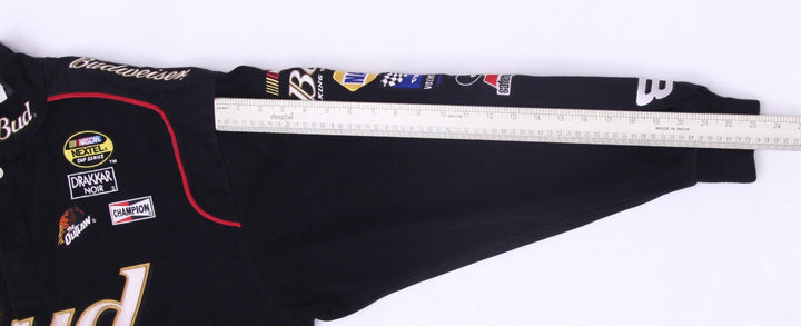 Vintage 90s Nascar Racing Embroidered Budweiser Jacket Size XXL | Migration_Jackets - View 10 | Fashion Rerun