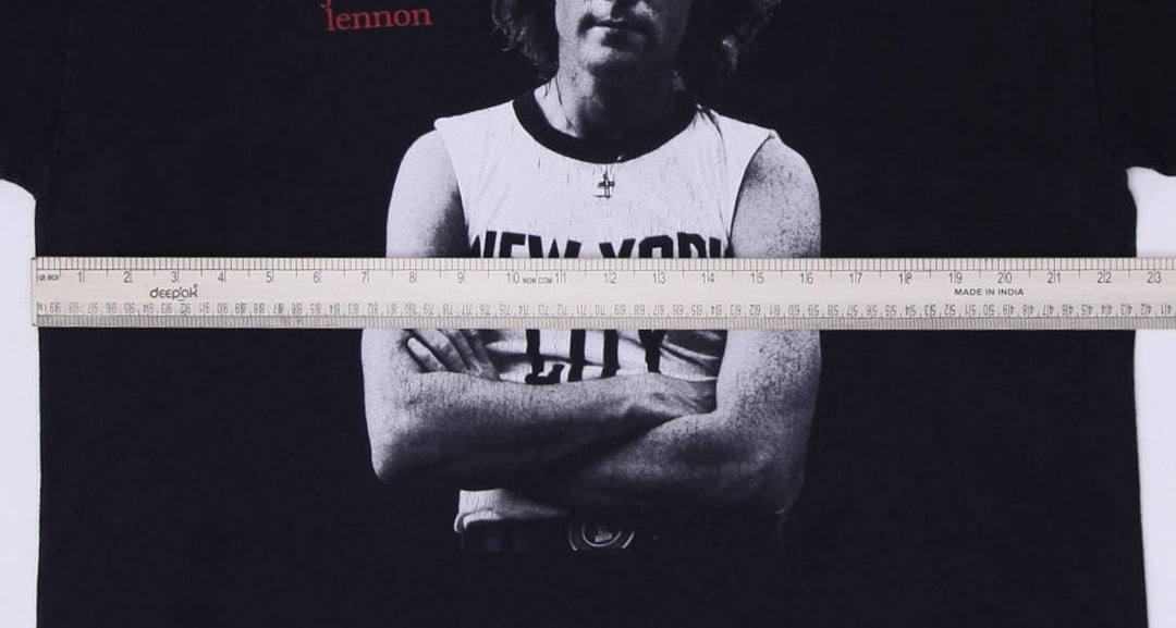 Vintage Tennessee River T-Shirt Black Graphic John Lennon