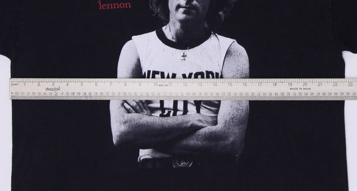Vintage Tennessee River T-Shirt Black Graphic John Lennon