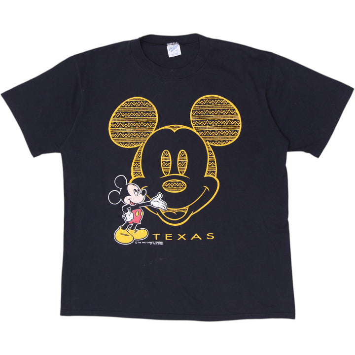 Vintage 80s-90s Velva Sheen Mickey Mouse Texas T-Shirt Size L
