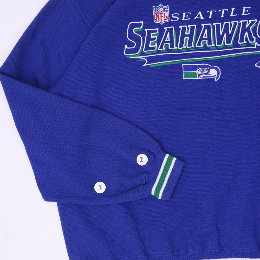 Vintage Logo Athletic Pro Line Seattle Seahawks Pullover Sweater