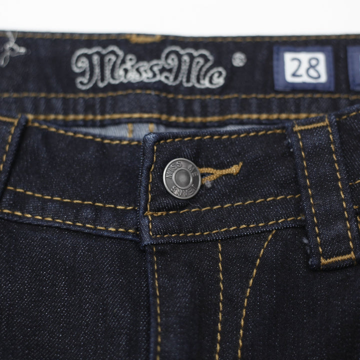 Y2K Ladies Miss Me Mid-Rise Bootcut Denim Jeans Size 28