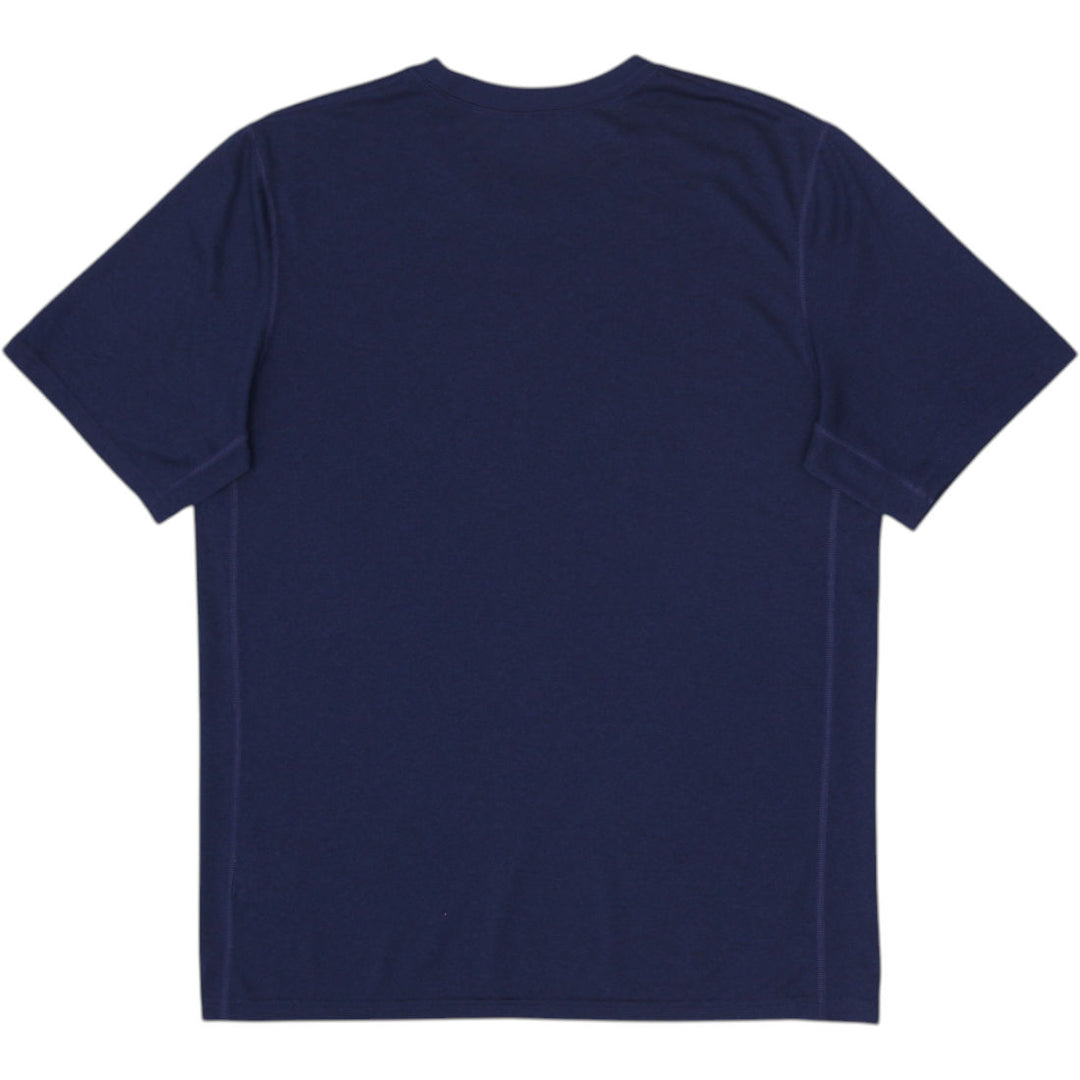 Mens Nike Dri-FIT T-Shirt Navy Blue Athletic Breathable Size M