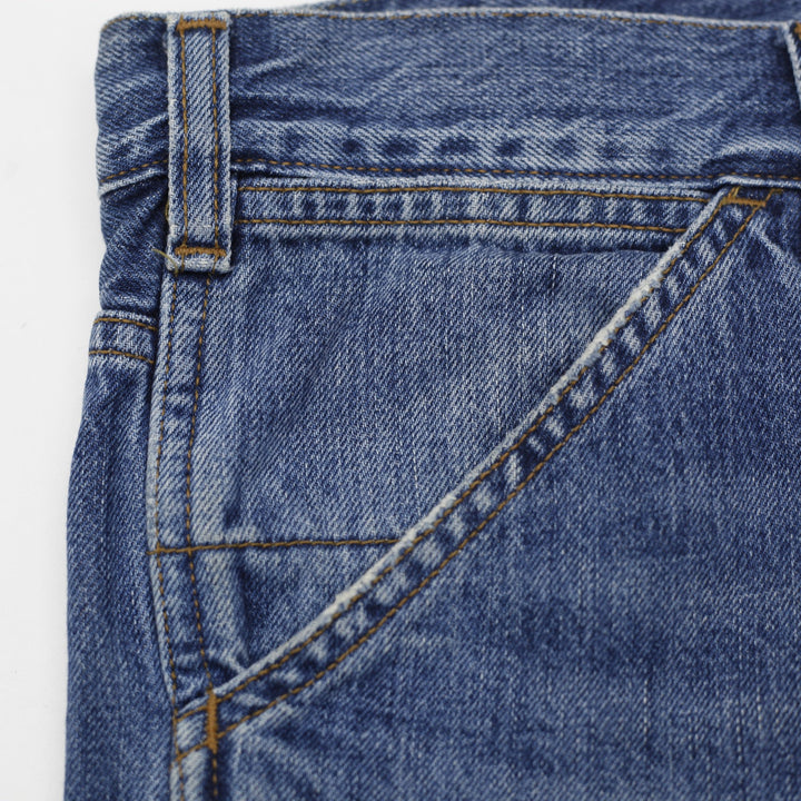 Mens Carhartt WIP Jacob Pant W34 Washed Straight Denim Jeans Size 34