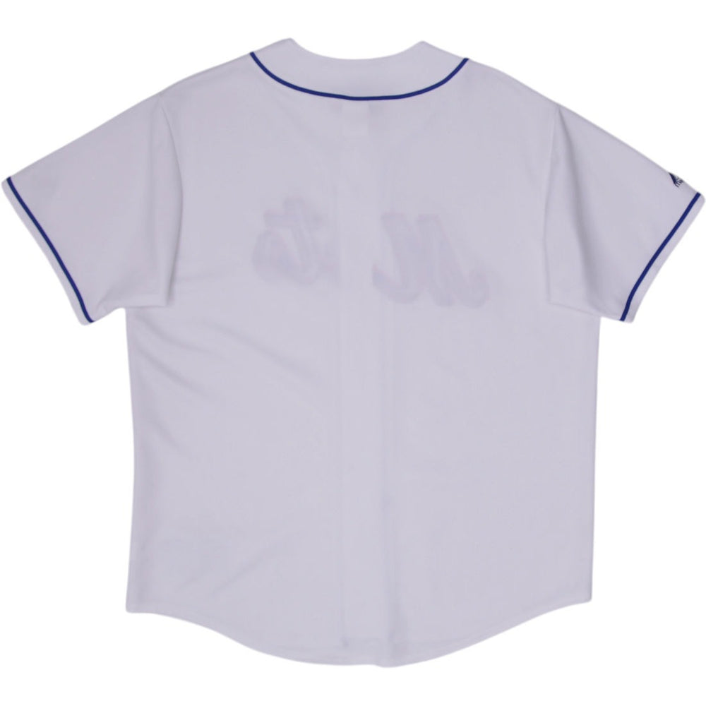 Vintage New York Mets Home Baseball Jersey Size XL | Migration_Jerseys - Side View | Fashion Rerun