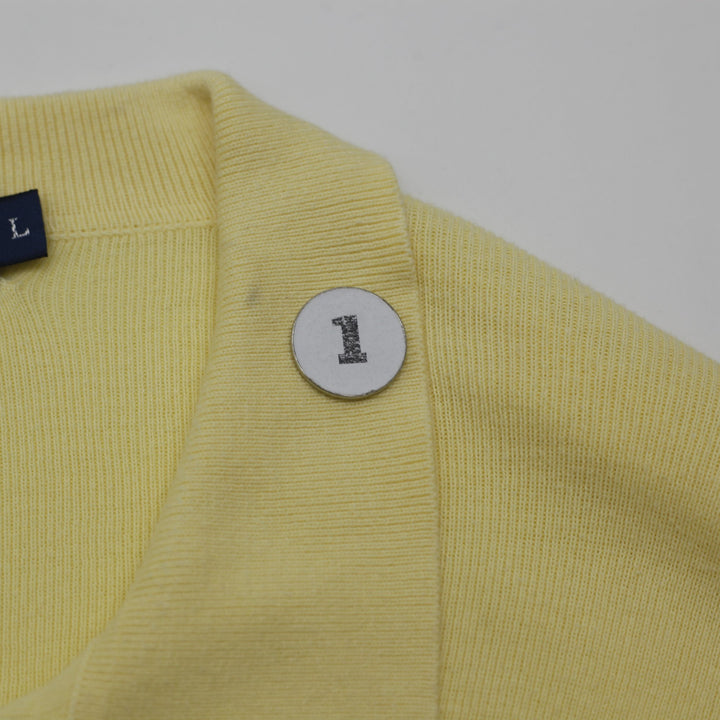 Vintage Mens Ralph Lauren Pima Cotton Embroidered Polo Sweater Size L