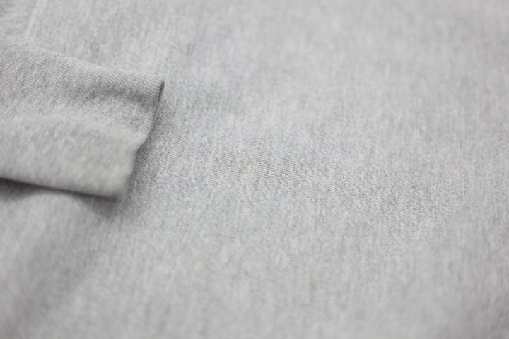 Vintage Champion Logo Reverse Weave Gray Sweatshirt