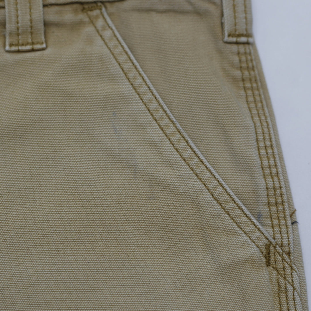 Mens Carhartt Relaxed Fit Rigby Canvas Work Shorts Size 34