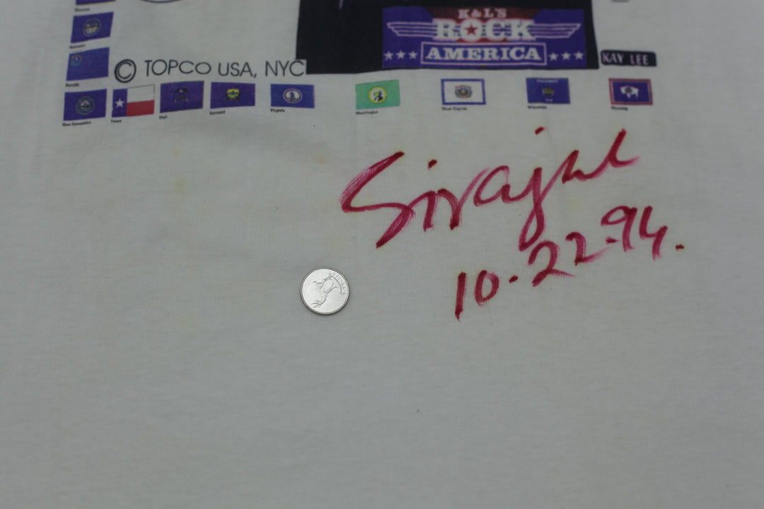 1994 Vintage Mujibur & Sirajul's Tour Signed T-Shirt S. Stitch Made In USA XL - Fashion Rerun Vintage Migration_T-Shirt