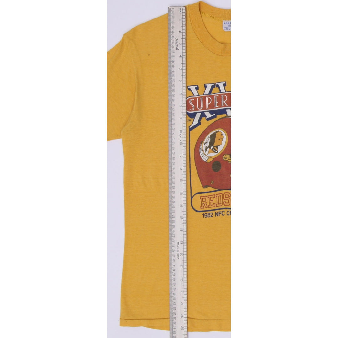 Vintage Logo 7 1982 Washington Redskins NFC Champions Super Bowl XVII S.Stitch