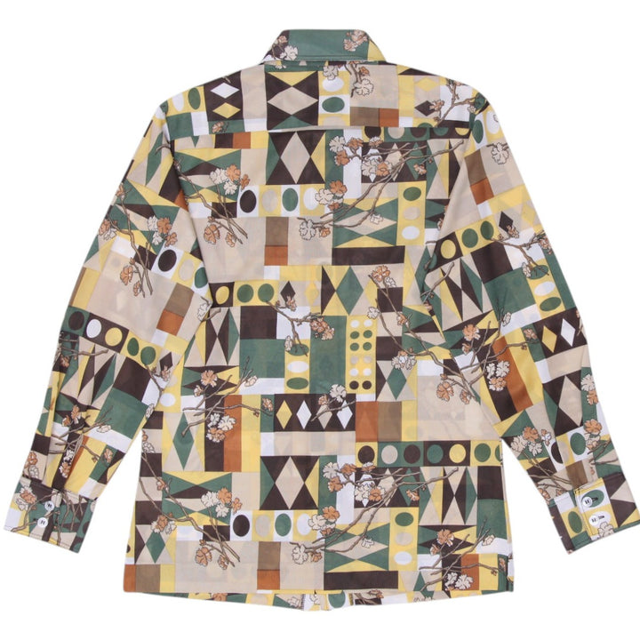 Joel California Geometric Floral Shirt Size M | Migration_Shirts - Side View | Fashion Rerun