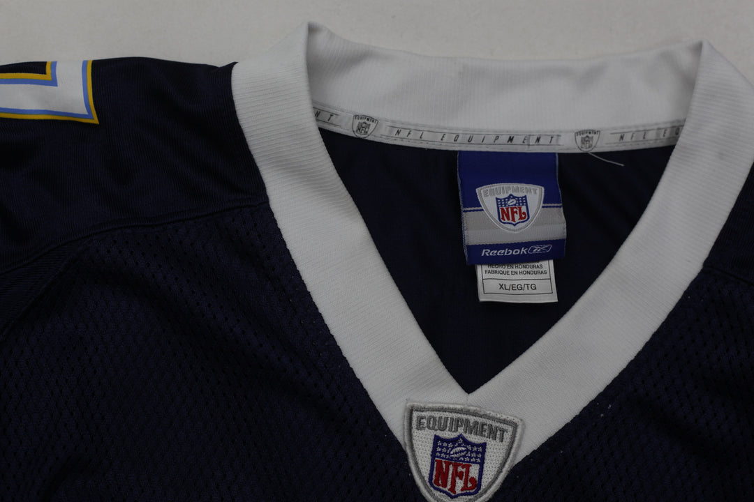 Mens NFL Reebok Chargers #17 Rivers Mesh Jersey - Fashion Rerun Vintage Migration_Jersey