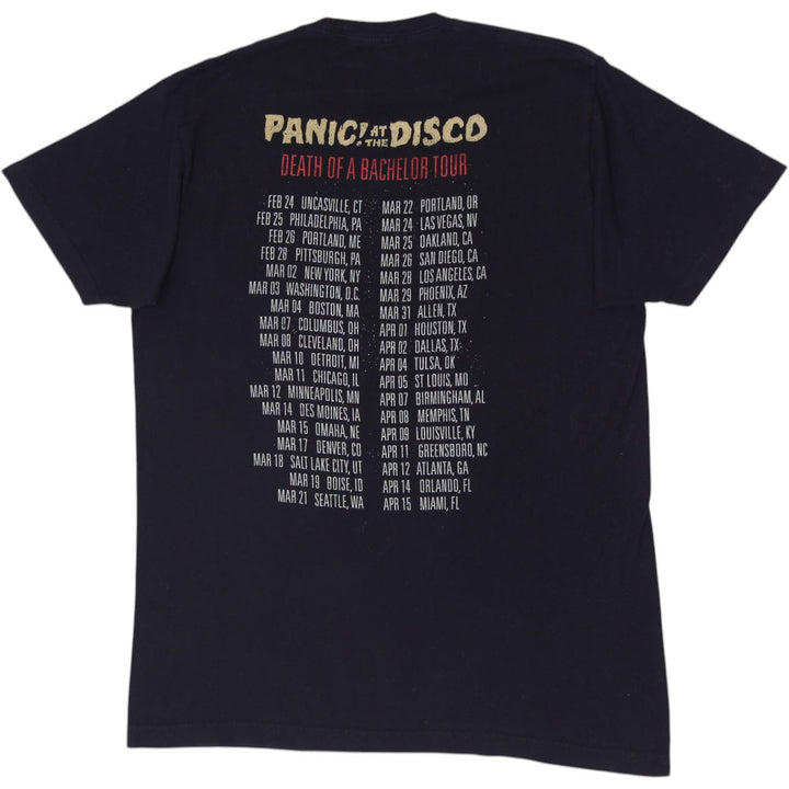 Mens Panic! At The Disco "Death Of A Bachelor" 2017 Concert Tour T-Shirt Large
