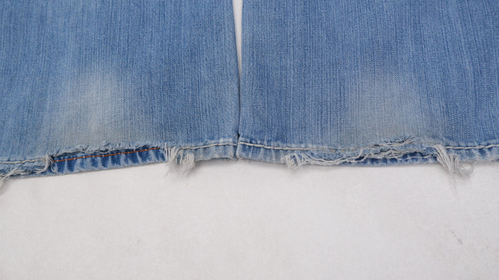 Y2K Mens Rock Revival Paul Boot Wide Leg Jeans