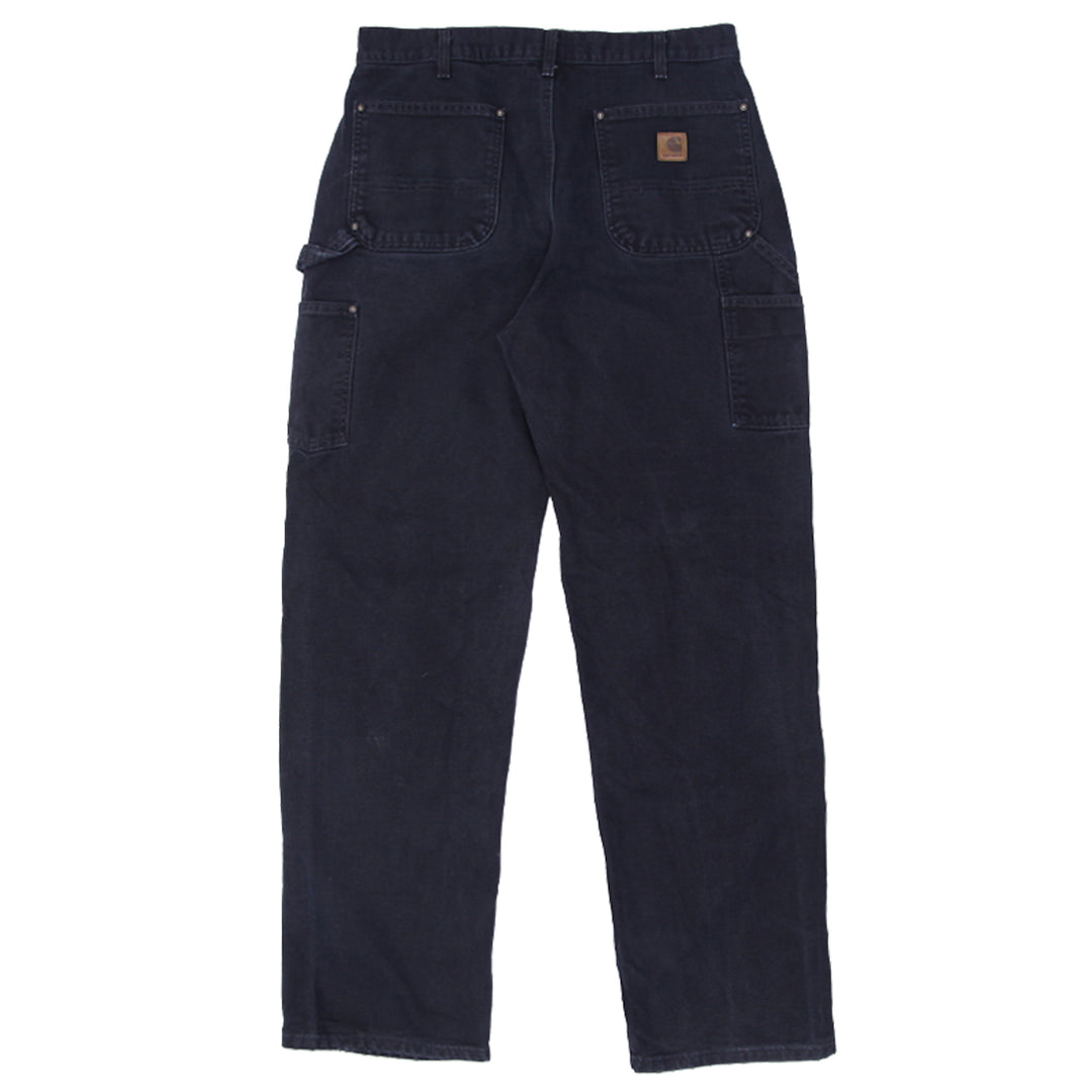Loose Fit Carhartt B136 Black Carhartt Carpenter Pants Carpenter