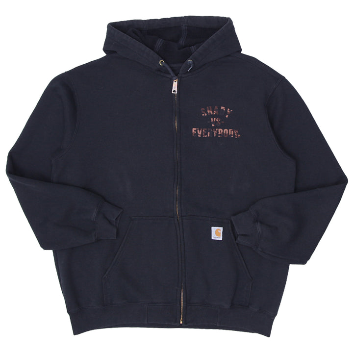 Mens Carhartt Original Fit K122-BLK Shady Vs Everybody Hoodie Black - Fashion Rerun Vintage Migration_Sweaters