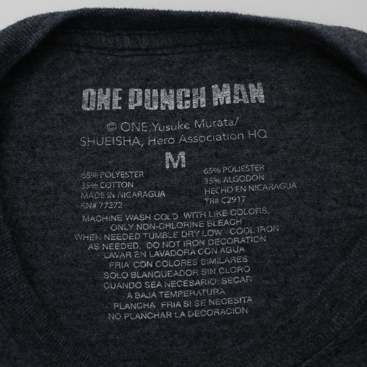Mens One Punch Man Genos Cyborg Graphic T-Shirt Size M
